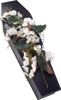 Woodland Orchid Casket Spray