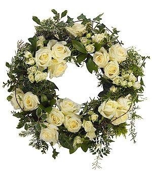 White Woodland Wreath